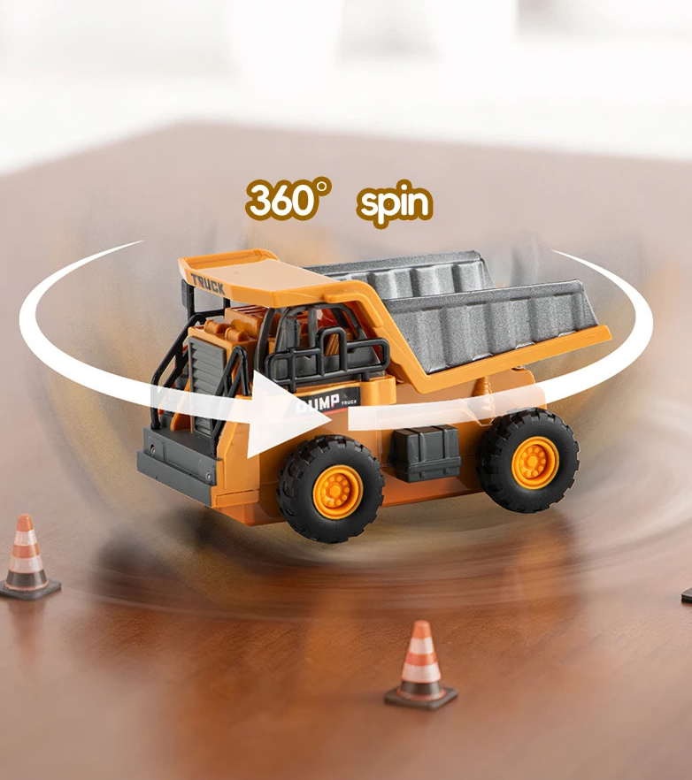 Дитячий самоскид на радіокеруванні RC 555-102 зі світлом та звуком, керування через додаток